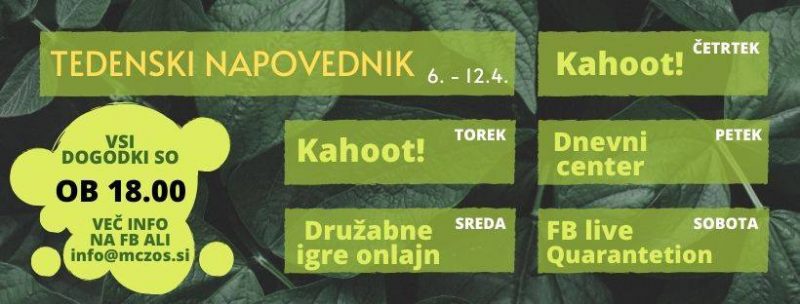 Tedenski napovednik